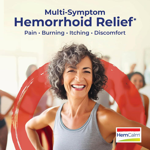 Boiron HemCalm Suppositories for Hemorrhoid Pain Relief, Itching, Swelling, Discomfort - 10 Count (Pack of 2)