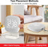 Lxpord 36 Snooze, White Noise Machine with Dual Alarm Clock, Soothing Sounds, Vibrating Bed Shaker Under Pillow, Sleep