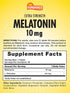 Sundance Melatonin 10mg Extra Strength | 45 Tablets | Vegetarian, Non-GMO, and Gluten Free Supplement