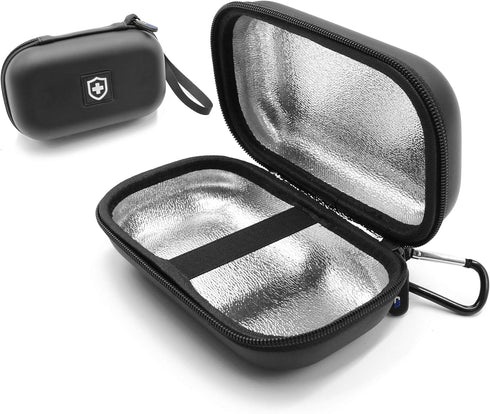 CASEMATIX Asthma Inhaler Case, Compact Size Fits Inhaler Spacer, Masks, Holder and More - CASE ONLY