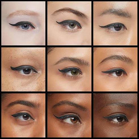 Luxillia Brown Magnetic Eyeliner, Upgraded Waterproof Liquid Liner for Magnetic Eyelashes, Pack of 2