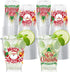 Jhfinely 50 Pcs Christmas Party Cups, 12 oz Merry Christmas Clear Plastic Cups,