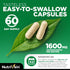 Nutrivein Organic Ashwagandha Capsules 1600mg with Black Pepper Extract - 120 Vegan Pills for Stress Relief & Immune