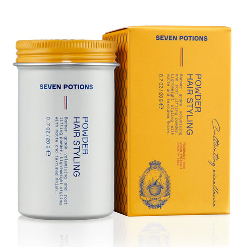 SEVEN POTIONS Hair Styling Powder for Men, 0.7oz, Root Lifting Dust, Volume & Texture, Flexible Hold for All Hair Types