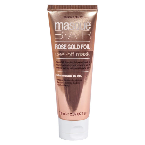 Masque Bar Rose Gold Foil Peel Off Mask, Tube