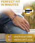 Feraco Copper Bracelet for Men, 99.99% Pure Copper Gift with Adjustable Sizing Tool