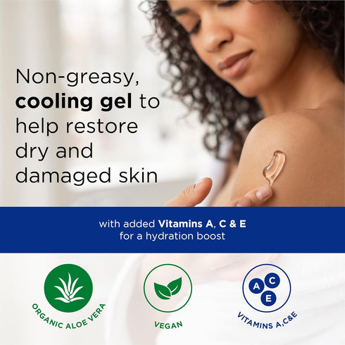 Organic Aloe Vera Gel & Vitamin A C & E, 6.8 fl oz