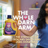 HAMMER 75 Oz, 50 ARM & Deep Clean Odor Formula Liquid Laundry Detergent, Radiant Burst Scent, Fl Loads