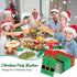 Outus 200 Pcs Christmas Napkins Disposable Paper Xmas Disposable Guest Towels Merry Christmas Dinner Napkins Design
