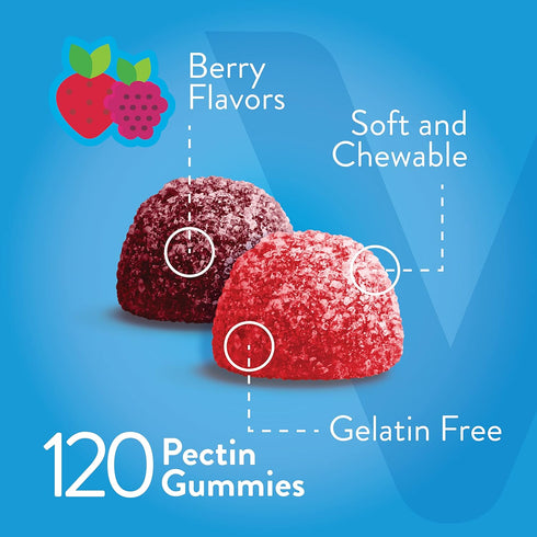 Vitamin D3 Gummies for Adults & Teens, 5,000 IU, 125mcg, Ultra Strength, Chewable, Berry Flavored