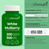 Mulberry 500mg Alba 200 200-Day White Leaf Extract - Sourced from Morus Leaf, Vegetarian Capsules, Supplement