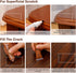 DEWEL Wood Filler Wax Pen, Wood Floor Scratch Remover, Touch Up Paint Markers, 42 Set for Furniture Repair