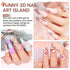 MIZHSE 3D Nail Gel, Clear Nail Sculpting Gel 15g for 5D Embossed Nail Art Decoration and Manicure Charms