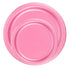 Party Favors Plus 24 9" Plates Paper Dinner Lunch Plates Wax Coated - Pink