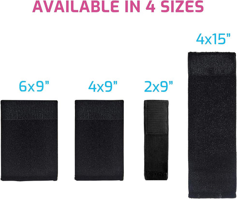 Extender Strap - Multipurpose Elastic Hook and Loop Extension for Ice Packs, Braces, and Wraps