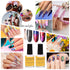 Nail Art Foil Glue Gel - Starry Sky Nail Art Glue for Foil Stickers, 16 ML, 2 Bottles