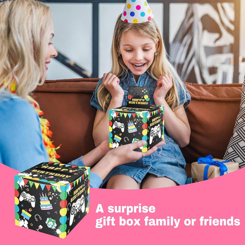 Set 35PCS Decor-A04 ISOVF Money Box for Cash Gift Birthday, Surprise Video Game Money Pull Box for Cash Gift DIY