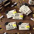 MotiMind 12 Set 2026 12 2026 Graduation Money Holder for Cash Graduation Gifts with Ribbons Wooden Grad Money Holder