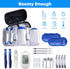 TSA Approved 24h Insulin Cooler Travel Case, Diabetic Medication Organizer Bag with Thermometer and 2 Ice Packs