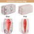 Makeup Bag Travel Cosmetic Bag for Women Girls, Floral Toiletry Organizer Makeup, Zipper Pouch, Portable Storage Bag