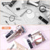 3 Pack Transparent Cosmetic Bags, Portable Waterproof PVC Makeup Cases Organizers for Lipstick, Facial Cleanser,