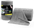 80 Pack Microfiber Cleaning Cloth, 11.5"x11.5", Lint Free, Absorbent Cleaning Rags for Kitchen, Car, Glass (Grey) -