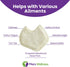 Premium Dancers Pads for Ball of Feet Pain - Sesamoiditis Pads - 12 Pieces, 1/4" Thick Adhesive Skived Felt, Right Foot