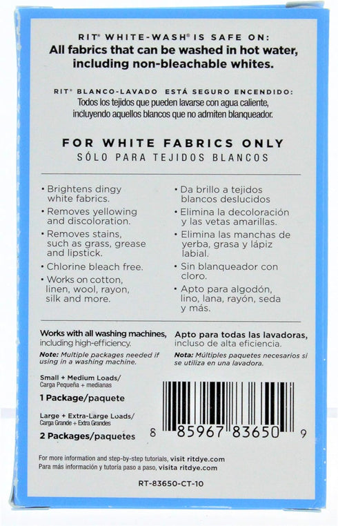 Rit Powder White Wash, 1 7/8 Ounces