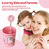Lily's Home Kids Flashing Timer Toothbrush with Soft Bristles, Rising Cup & Cover - Fun 2-Min Light-Up