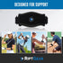 RiptGear Tennis Elbow Brace, Adjustable Compression Elbow Strap for Tendonitis and Pain Relief, Single-Blue
