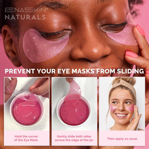 Under Eye Patches for Dark Circles: Caffeine Gel Masks for Puffiness, Wrinkles - Instant Brightening Treatment Pads, 30