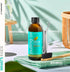 artnaturals Coconut Oil Pulling (8oz) Set - Alcohol-Free Mouthwash with Tongue Scraper & Toothbrush for Fresh Breath