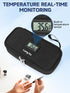 YOUSHARES Insulin Cooler Travel Case for Pen & Vials, Temperature Display Diabetic Medication Cooling Bag