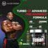 Dexter Jackson Black Series Turbo HP Pre Workout, 45 Servings, 450 Gram, Flavoured, Green Apple