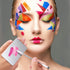 Makeup Mixing Palette, Stainless Steel Foundation Palette with Spatula for Professional Cosmetic Mixing
