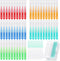 Patelai 350 Pieces Interdental Brush Tooth Floss, Tooth Cleaning Tool, Soft Picks Refill Dental Flosser (Mixed Color)