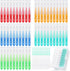 Patelai 350 Pieces Interdental Brush Tooth Floss, Tooth Cleaning Tool, Soft Picks Refill Dental Flosser (Mixed Color)