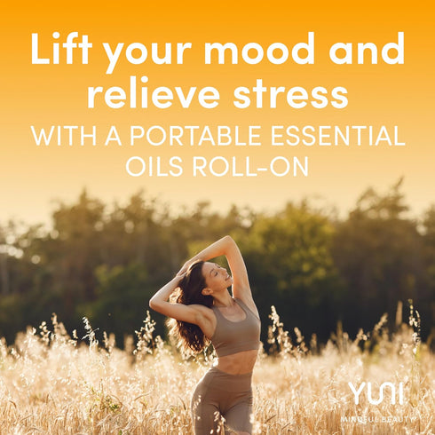 YUNI Beauty Essential Oil Fragrance Roll On (0.33 oz), Stress-Relieving Aromatherapy Rollerball, All Natural,