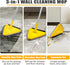 JEHONN Wall Mop with Long Handle, 80 Inches, 180° Collapsible Baseboard Cleaner Tool