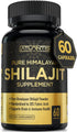 Shilajit Supplement - 60 Capsules Pure Himalayan Authentic Shilaijt Resin with 20% Fulvic Acid for Energy Support