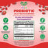 Probiotic Jelly Bean Gummies for Kids, 120 Strawberry Blast Jelly Beans, Nutritional Vegetarian Supplements