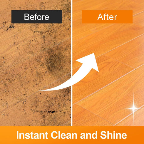 Harmless Wood Floor Cleaner for Mopping, Natural Non Toxic Pet-friendly Hard Floor Cleaner, to Original Wood Finish