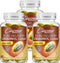 Ubiquinol CoQ10 600 MG Softgels with Omega-3, Shilajit & PQQ, Advanced Coenzyme-Q10 Supplement for Heart & Brain