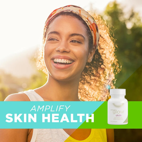 AdvoCare Glow Skin - Glowing Skin Care Supplement with Astaxanthin, Carotenoids, Tocotrienols & Vitamin E, 30 Softgels