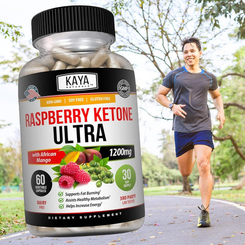 Kaya Naturals Keto Diet Raspberry Ketone - Weight Loss Supplement for Appetite Control & Metabolism - 60 Count