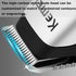 KEMEI Mini Hair Trimmer, Portable Cordless Clipper for Men & Women, Precision Haircut Tool, Silver, Travel-Friendly