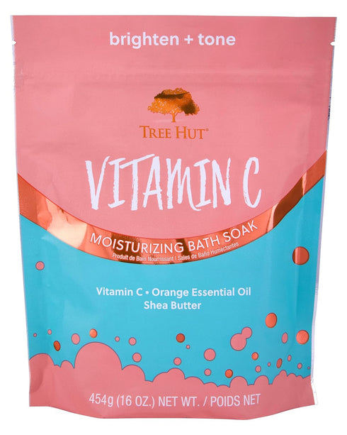 Tree Hut Brightening Bath Soak with Vitamin C, 16 oz