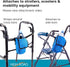 High Road Insulating Neoprene Bottle Holder and Phone Pocket - Unbreakable Cup Holder for Strollers, Scooters, Walkers