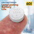 MEDca 1.5V Alkaline Batteries - LR44 AG13 357 303 SR44 Button Coin Cell for Hearing Aids, Toys, Remotes, 60 PCS