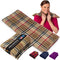 SunnyBay Extra Large Microwave Heating Pad, Microwavable Heavy Weighted Full Body Moist Hot Pack with Wheat Filling,